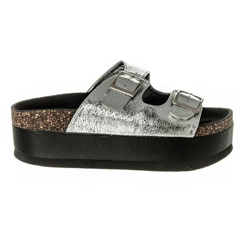 Merlin Birkenstock Style Mule Lowform with Two Strapes