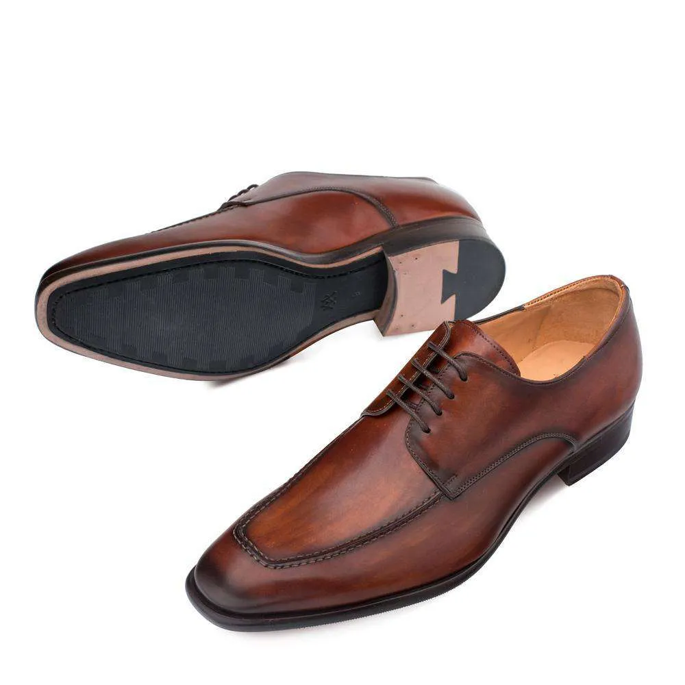 Mezlan Coventry Men's Designer Shoes Cognac Calf-skin Oxfords 9204 (MZ3029)