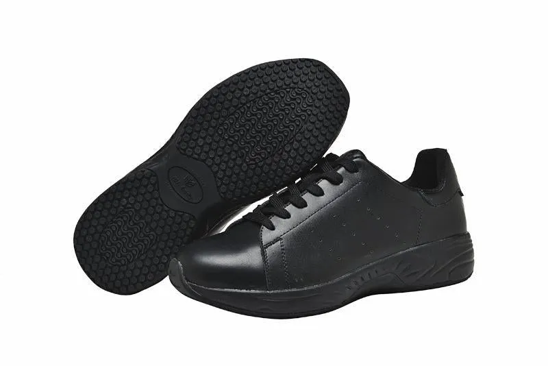 Mt. Emey 4401 Black - Men's Added Depth Oil/Slip Resistant Shoes with Laces