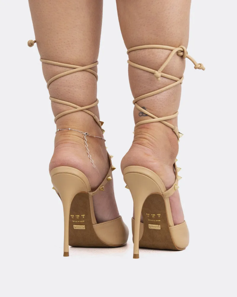 Naomie Camel Leather