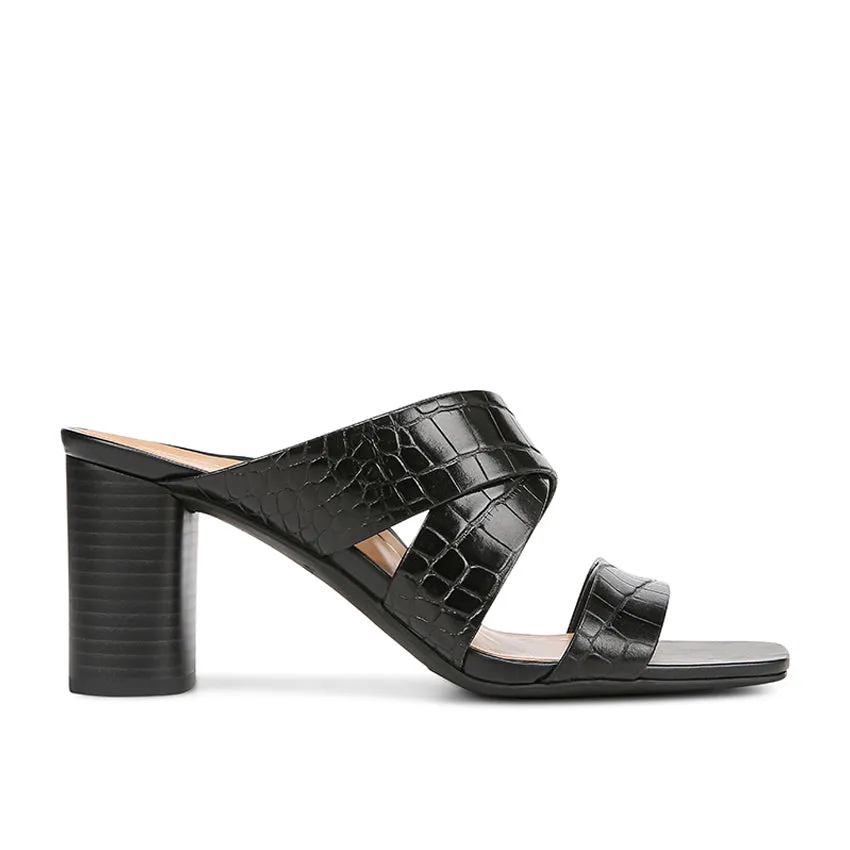 Napa Merlot Women's Heel/Wedge Sandals - Black