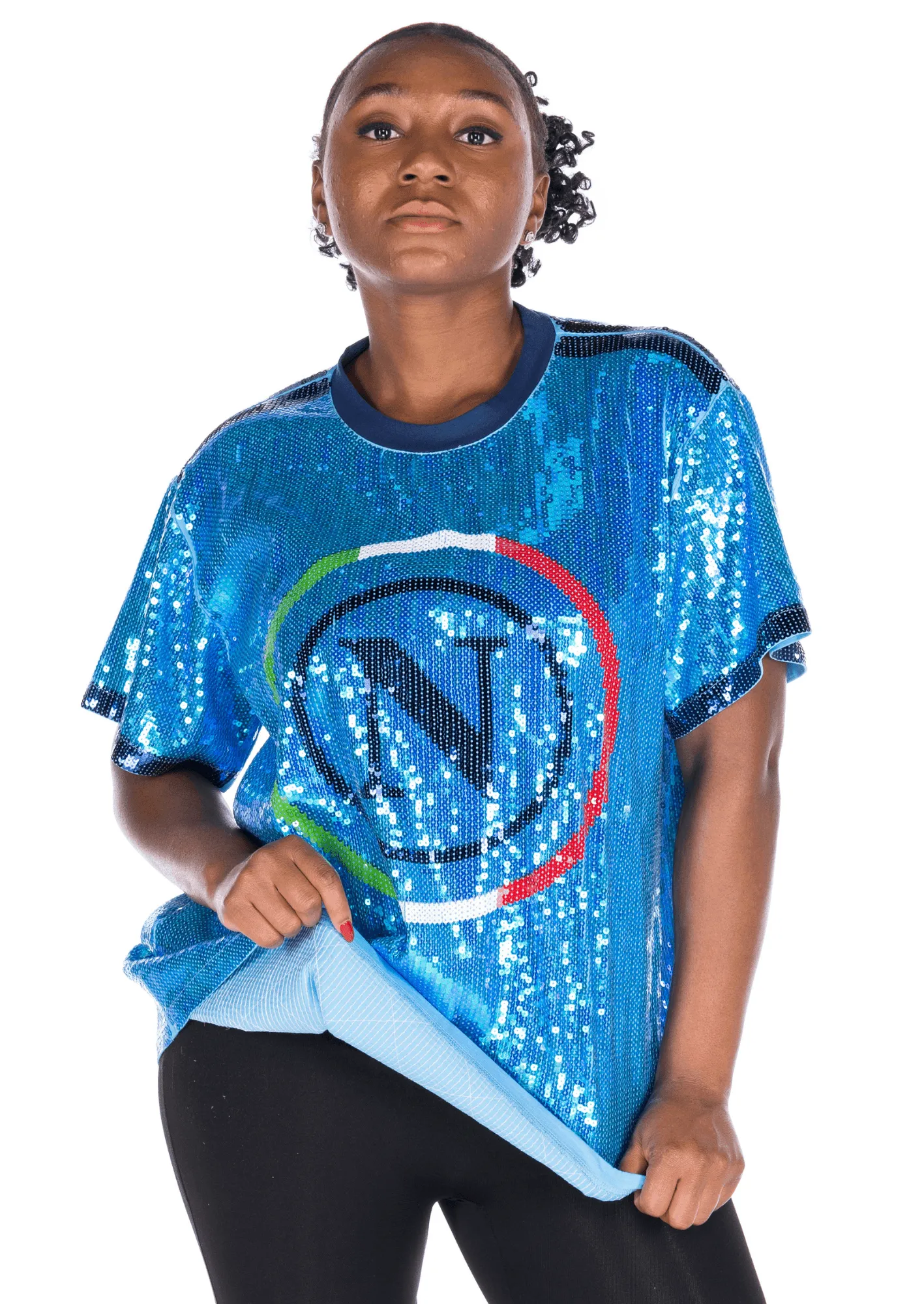 Napoli Soccer Sequin Shirt