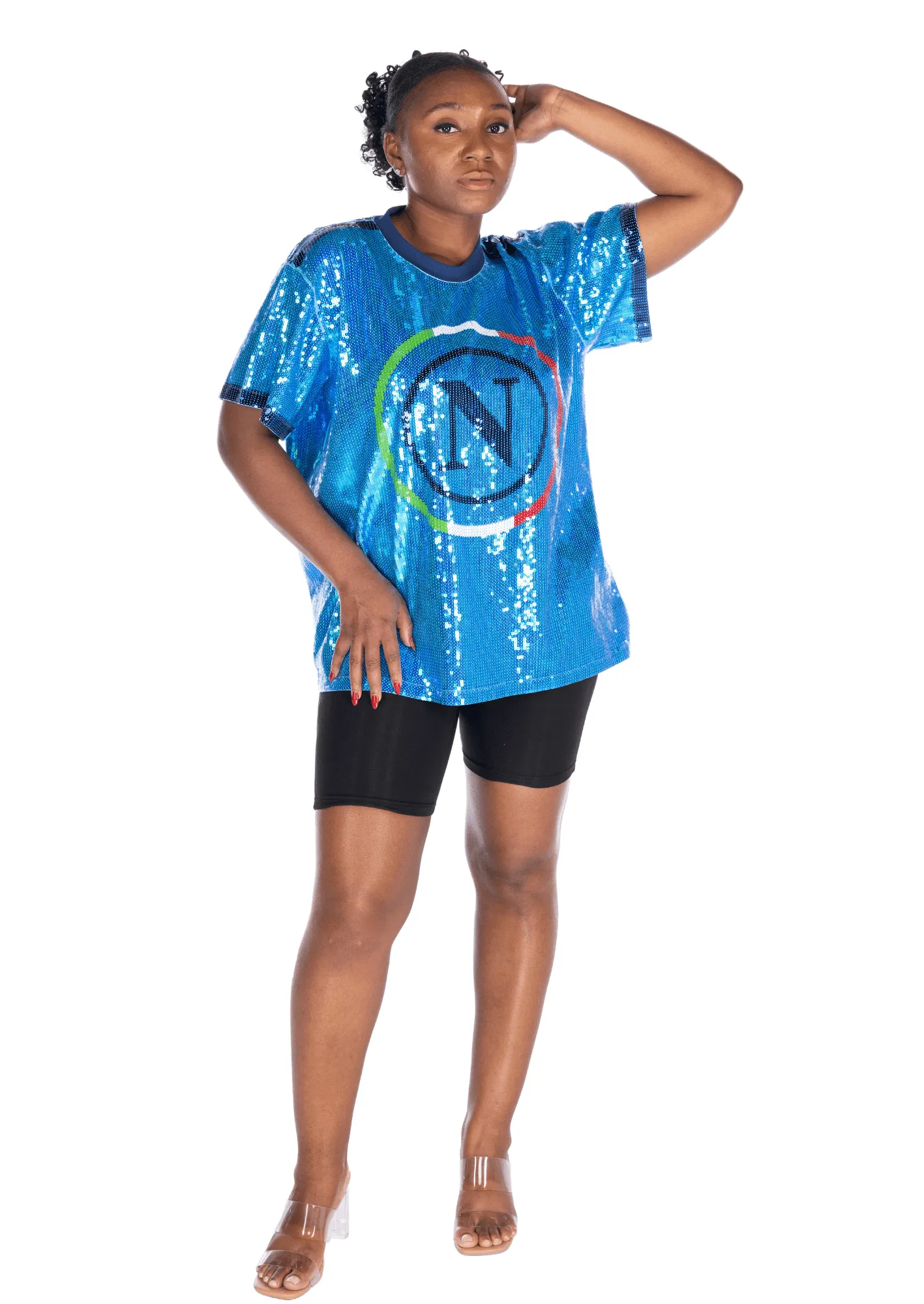 Napoli Soccer Sequin Shirt