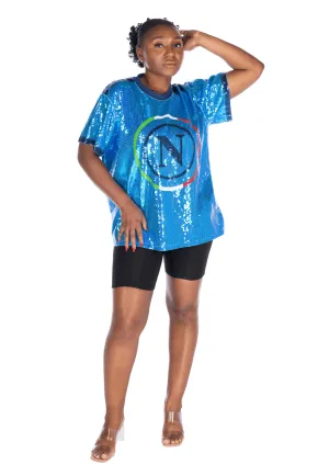 Napoli Soccer Sequin Shirt