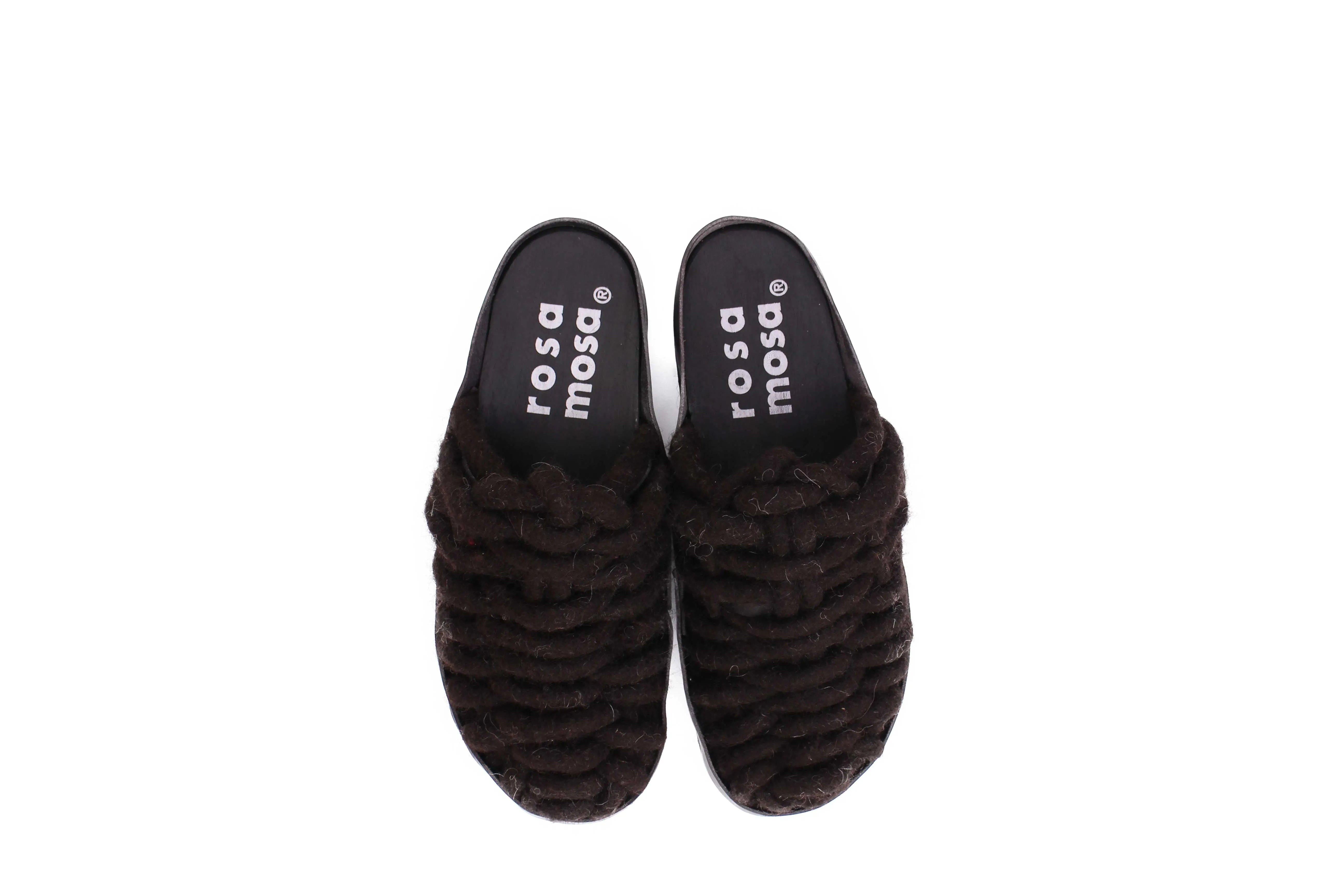 NET PANTO WOOL CLOG ALL BLACK