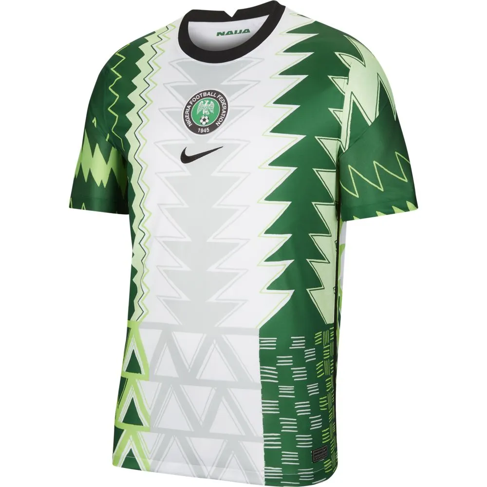 Nike Nigeria 2020 Stadium Home Mens Soccer Jersey