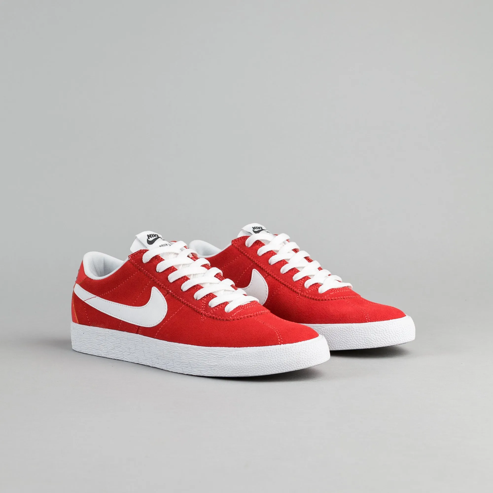 Nike SB Bruin Shoes - Max Orange / White - White - Black