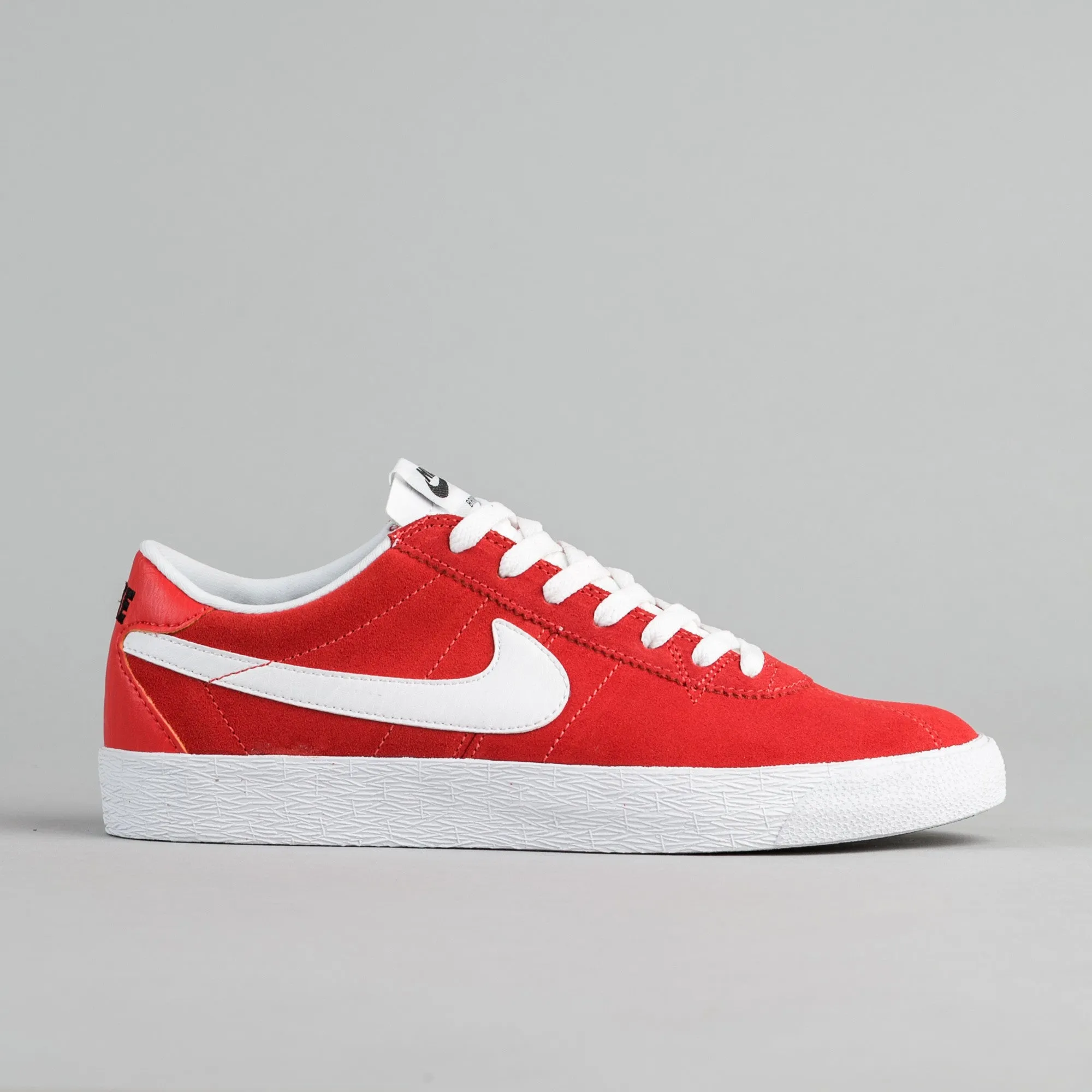 Nike SB Bruin Shoes - Max Orange / White - White - Black