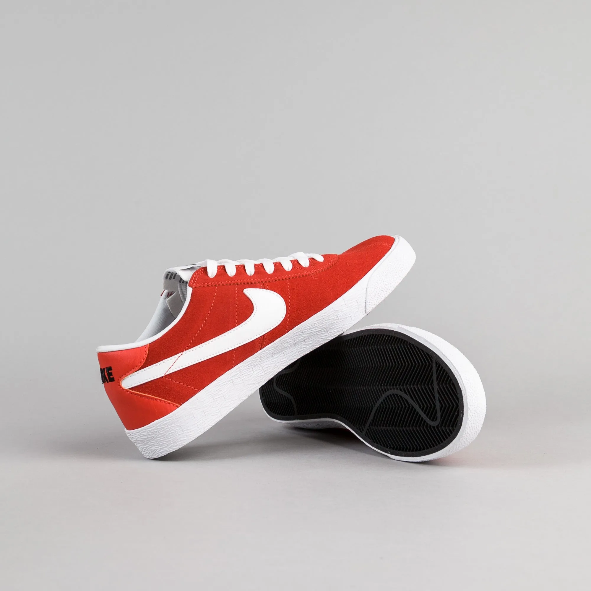 Nike SB Bruin Shoes - Max Orange / White - White - Black