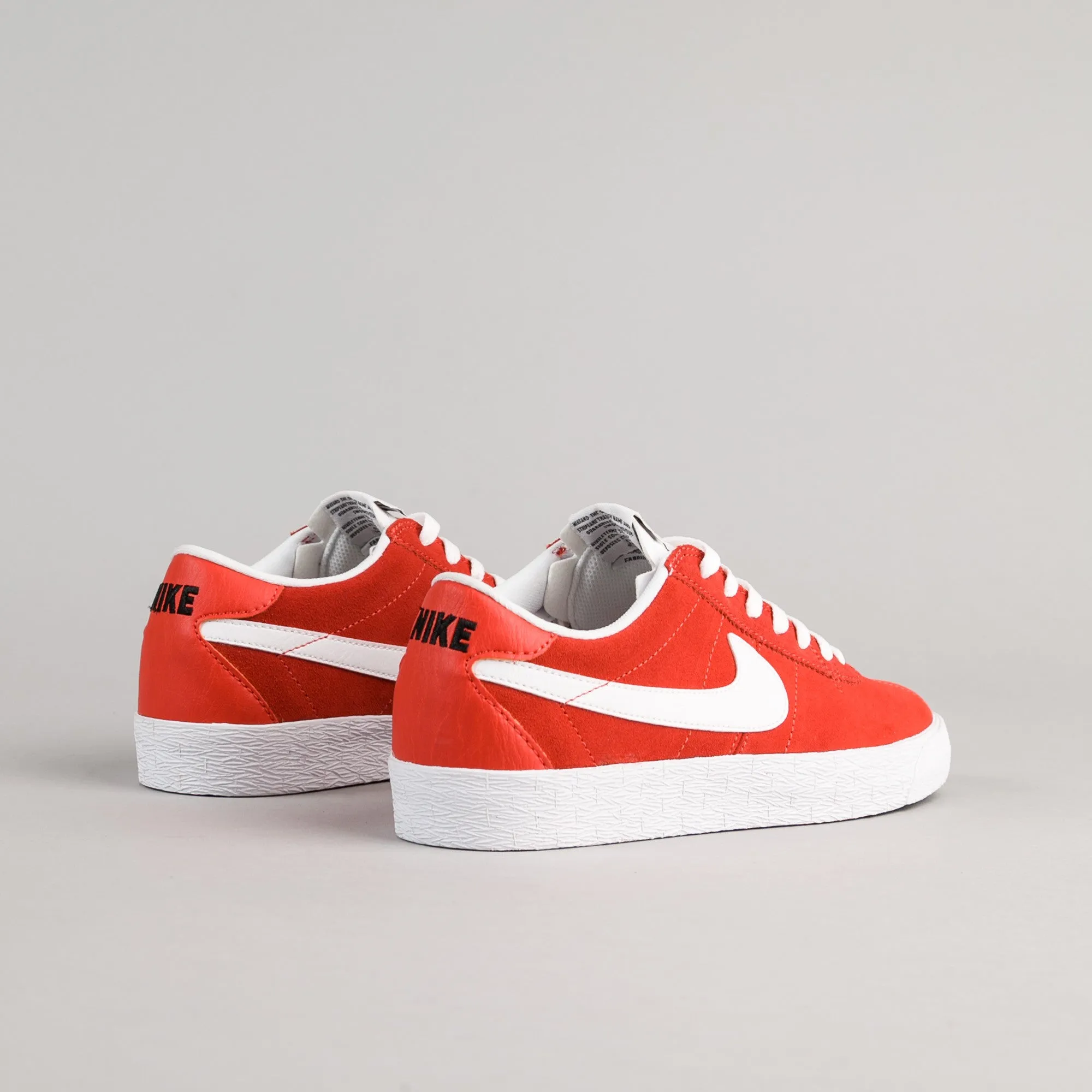 Nike SB Bruin Shoes - Max Orange / White - White - Black