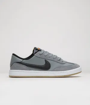 Nike SB FC Classic Shoes - Cool Grey / Black - White - Vivid Orange