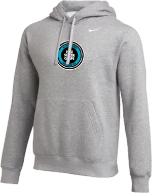 Nike Soccer Crest Club Fleece Pullover Hoodie - Heather Grey