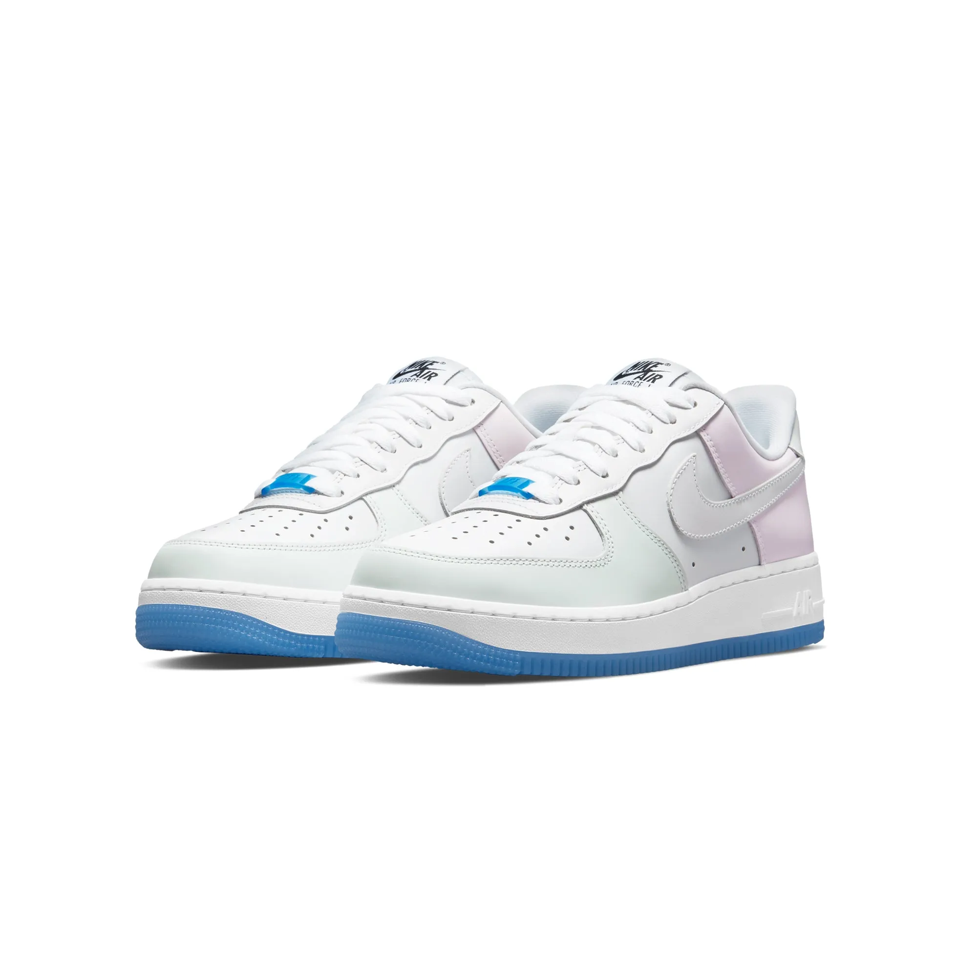 Nike Womens Air Force 1 '07 LX Shoes 'White/University blue'