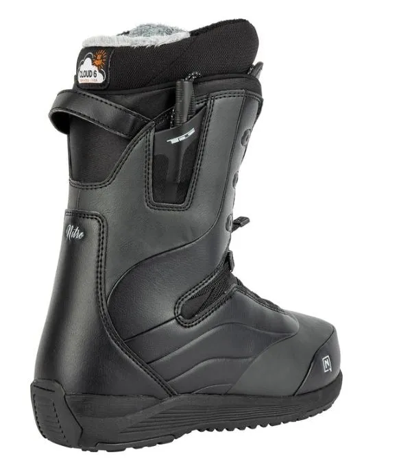 NITRO WOMEN BOOTS CROWN TLS BLACK 2024