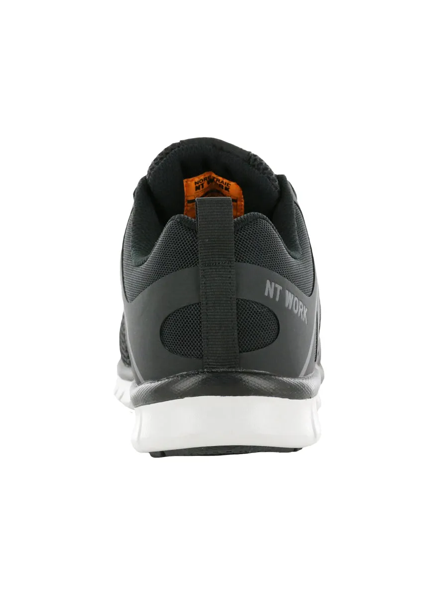 NT Work Women's Vegas Black Alloy Toe Slip-Resistant Work Shoe