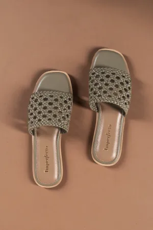 Olive Woven Sandals