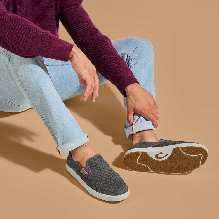 Olukai | Lae'ahi Lauhala Men's Woven Leather Shoes