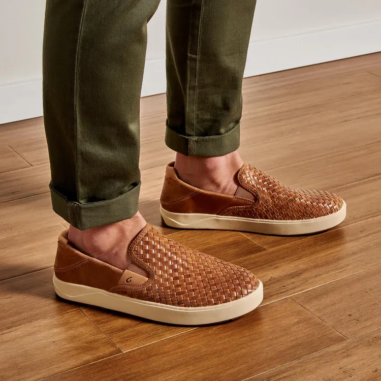 Olukai | Lae'ahi Lauhala Men's Woven Leather Shoes