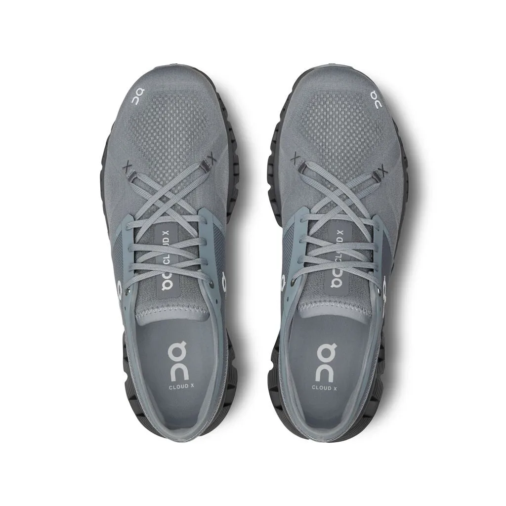 'On Running' Men's Cloud X 3 - Mist / Rock