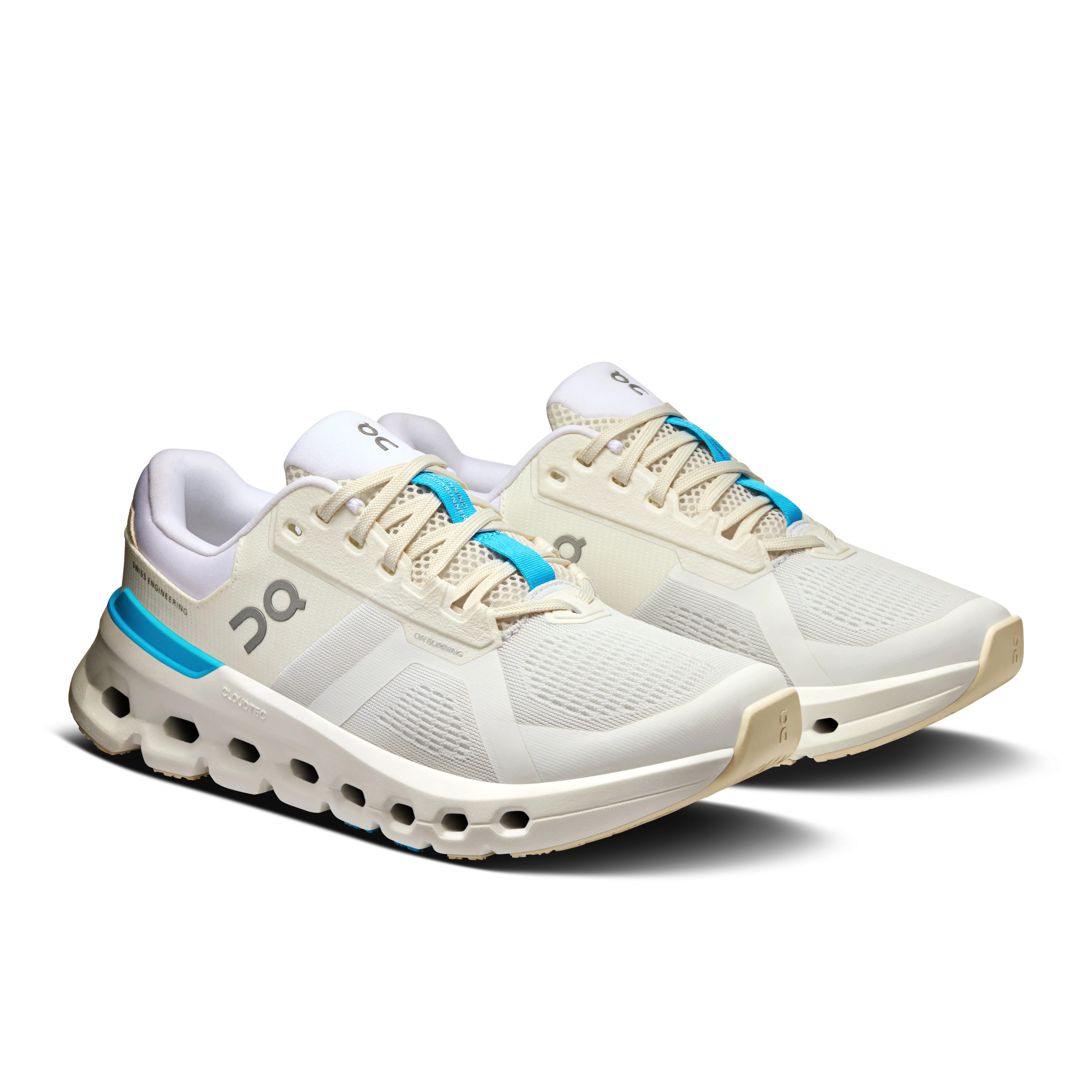 On Running Women's Cloudrunner 2 Shoes - White / Horizon