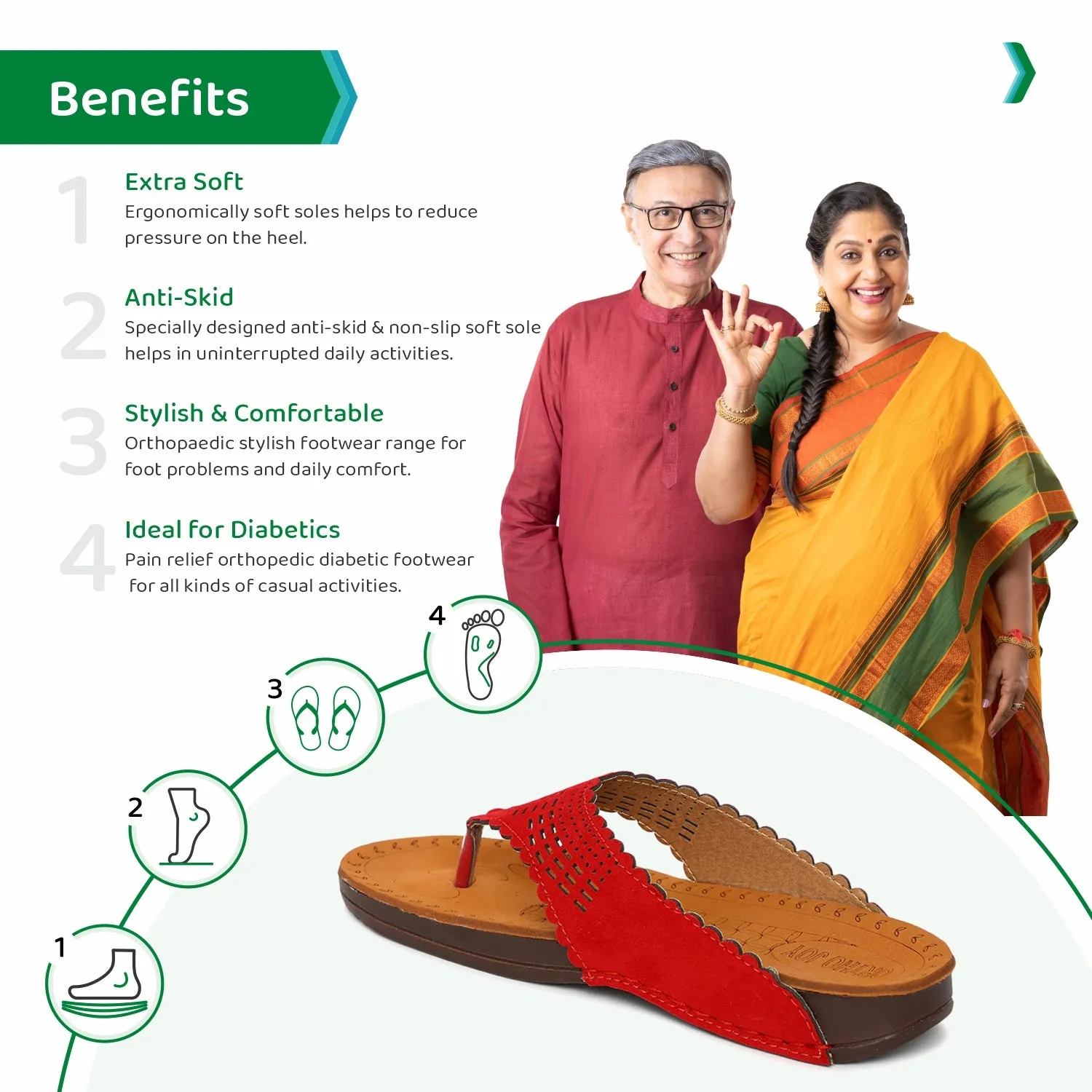 ORTHO JOY doctor Slipper | Orthopedic Women's Slipper