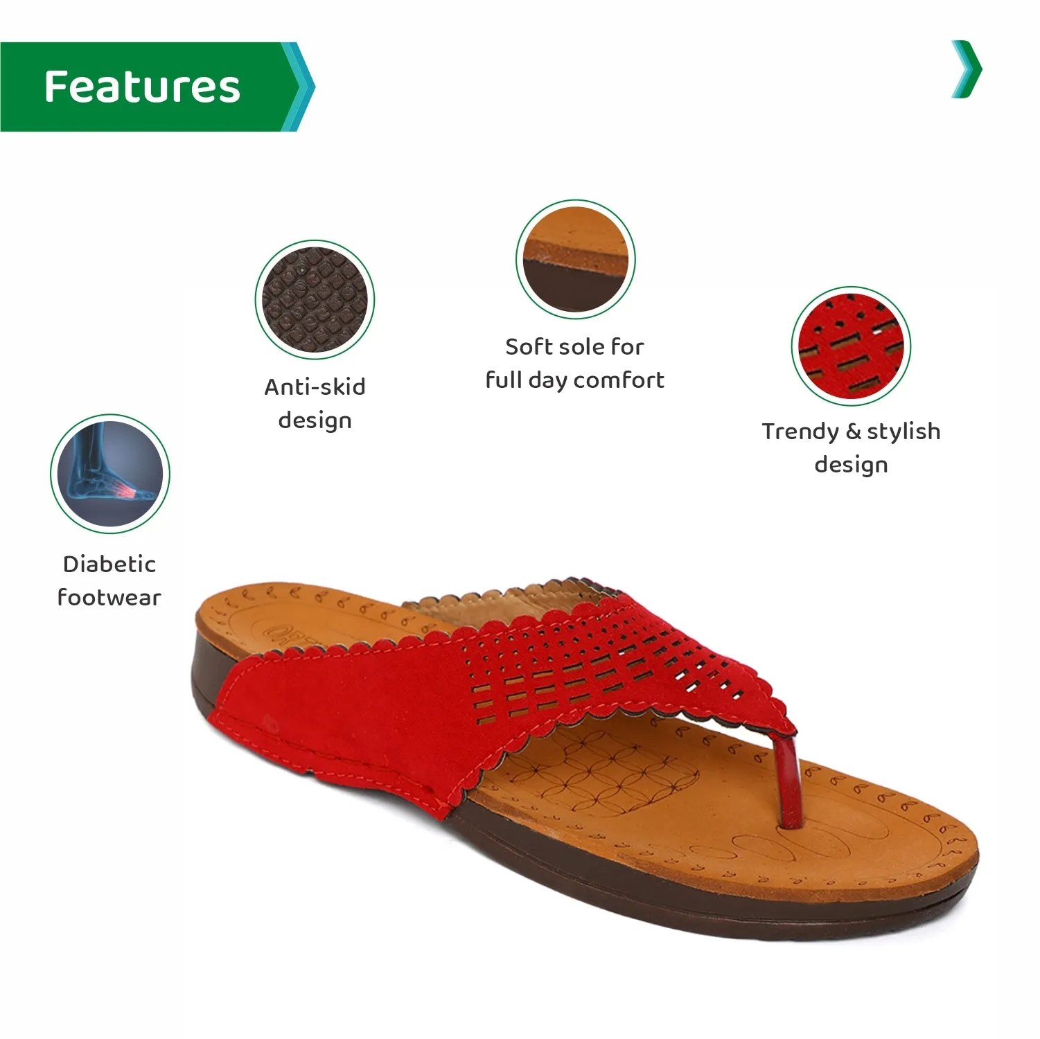 ORTHO JOY doctor Slipper | Orthopedic Women's Slipper