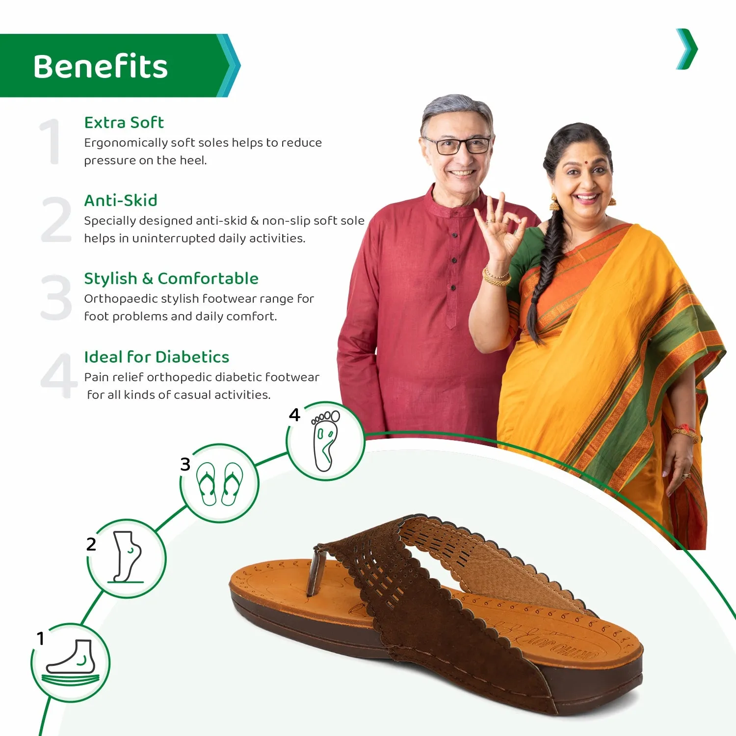 ORTHO JOY doctor Slipper | Orthopedic Women's Slipper