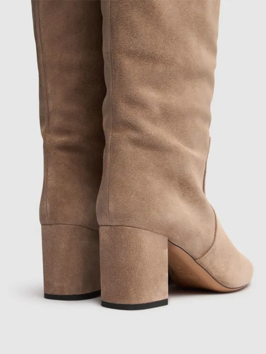 Paris Texas   70mm Anja suede tall boots 
