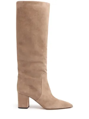 Paris Texas   70mm Anja suede tall boots 