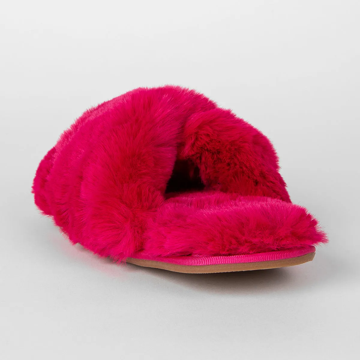 Paul Smith - Women's Faux Fur Slippers in Fuchsia