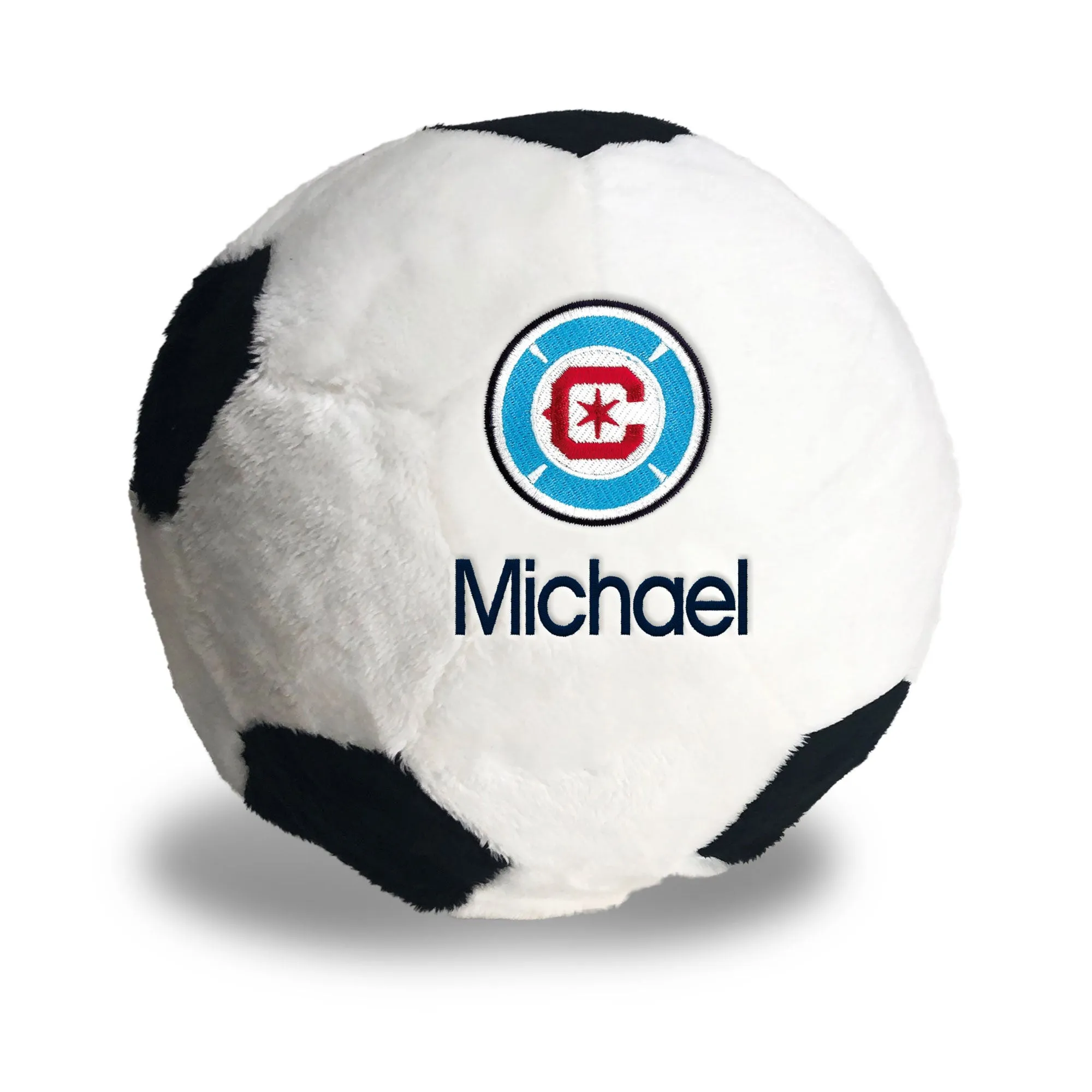 Personalized Chicago Fire Plush Soccer Ball