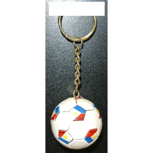 Philippines Soccer Ball Metal Key Chain