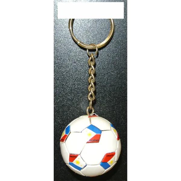 Philippines Soccer Ball Metal Key Chain