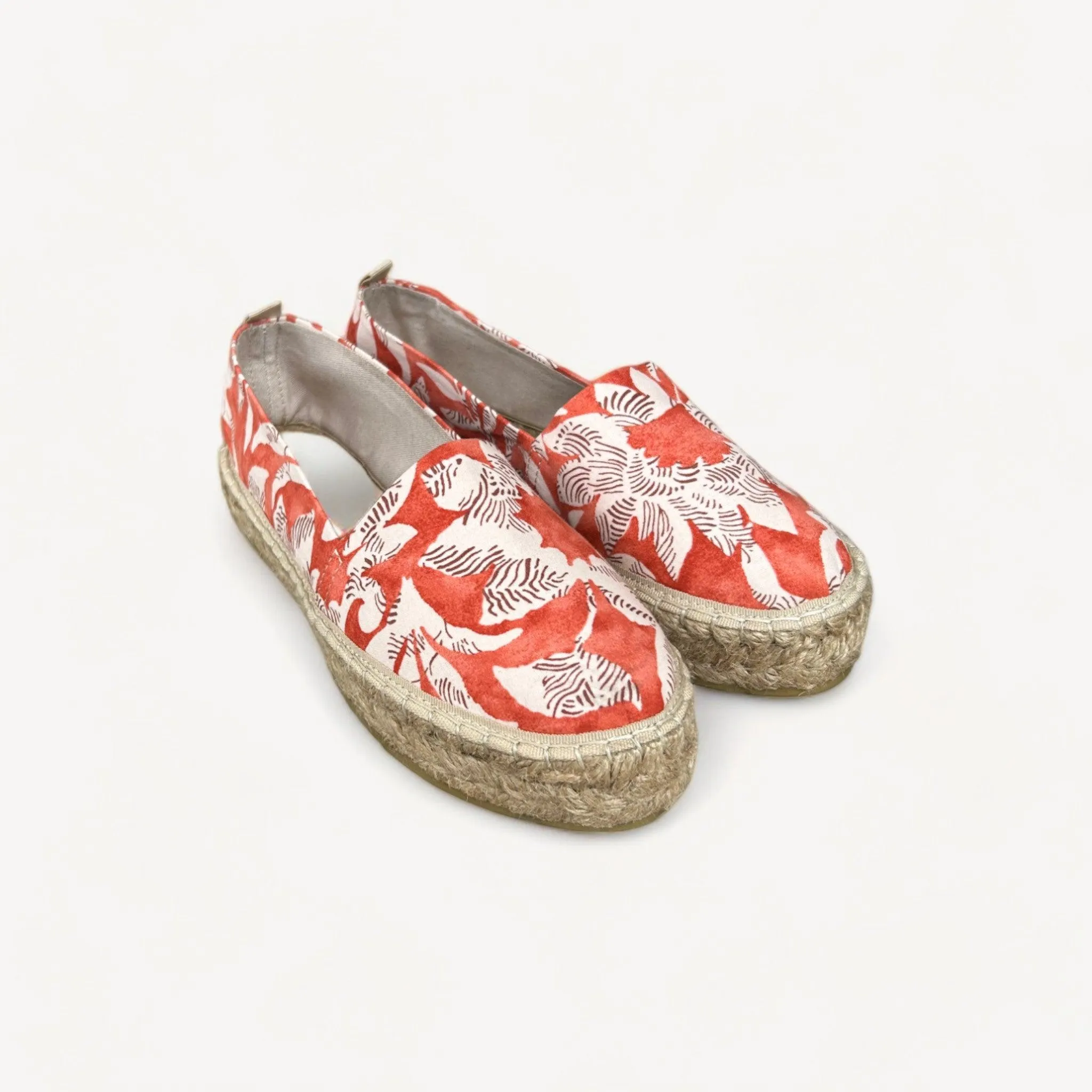 pink floral espadrilles