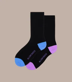 popular  2 Pack All Day Heel And Toe Lightweight Crew Socks - Underworks