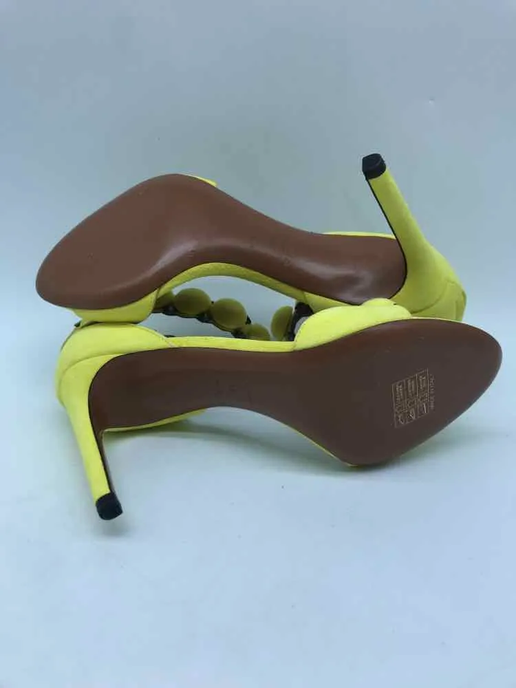 Pre-Owned Alaia Yellow Size 37 Pump Heels