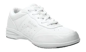 Propet Women's Diabetic Slip Resistant Shoe- Washable Walker W3840- White
