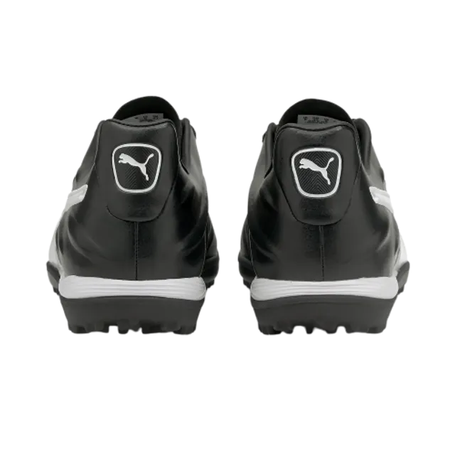 Puma King Pro 21 TT Turf Football Boots Black/White