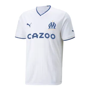 PUMA Men's 2022/23 Marseille Home Jersey White/Royal Blue