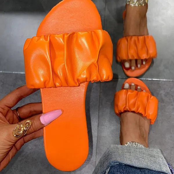 Purpdrank - White Casual Street Patchwork Fold Opend Out Door Shoes
