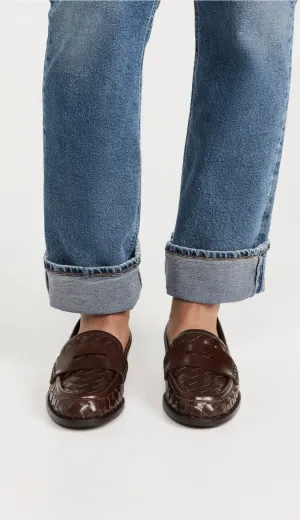 Rachel Espresso Woven Loafer