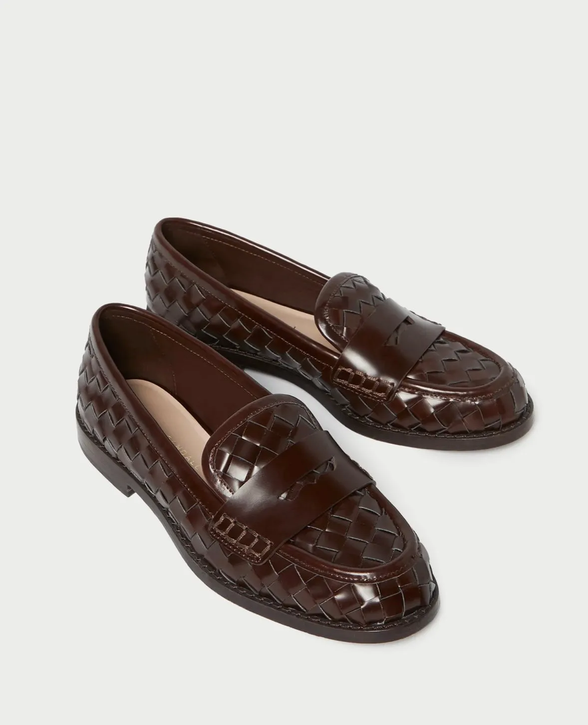 Rachel Espresso Woven Loafer