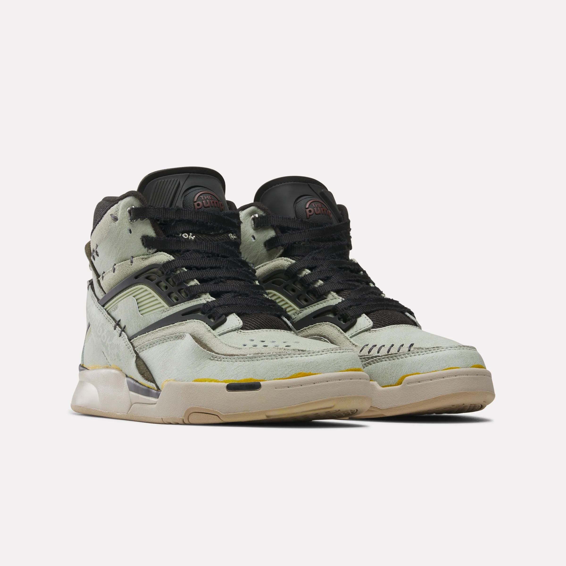Reebok X Universal Monsters Pump Tz Green/Black/Grey