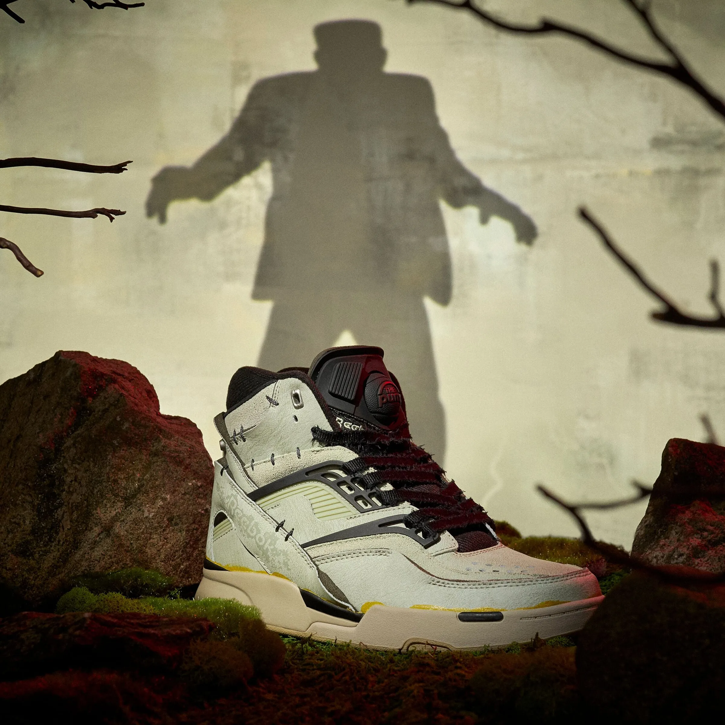 Reebok X Universal Monsters Pump Tz Green/Black/Grey