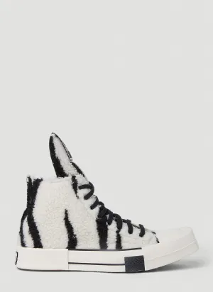 Rick Owens DRKSHDW X Converse TURBODRK Hi Top Sneakers
