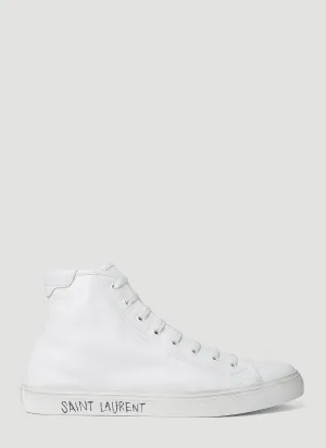 Saint Laurent Malibu 05 High Top Sneakers