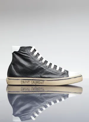 Saint Laurent Malibu High Top Sneakers