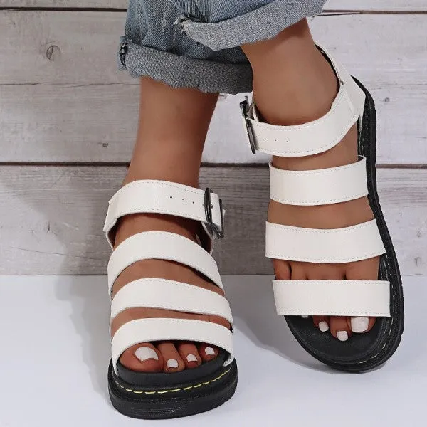 sealbeer - White Casual Patchwork Solid Color Round Comfortable Out Door Shoes