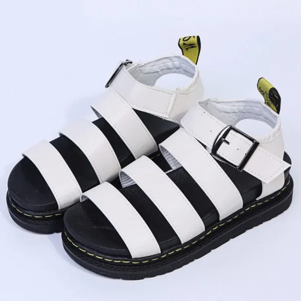 sealbeer - White Casual Patchwork Solid Color Round Comfortable Out Door Shoes