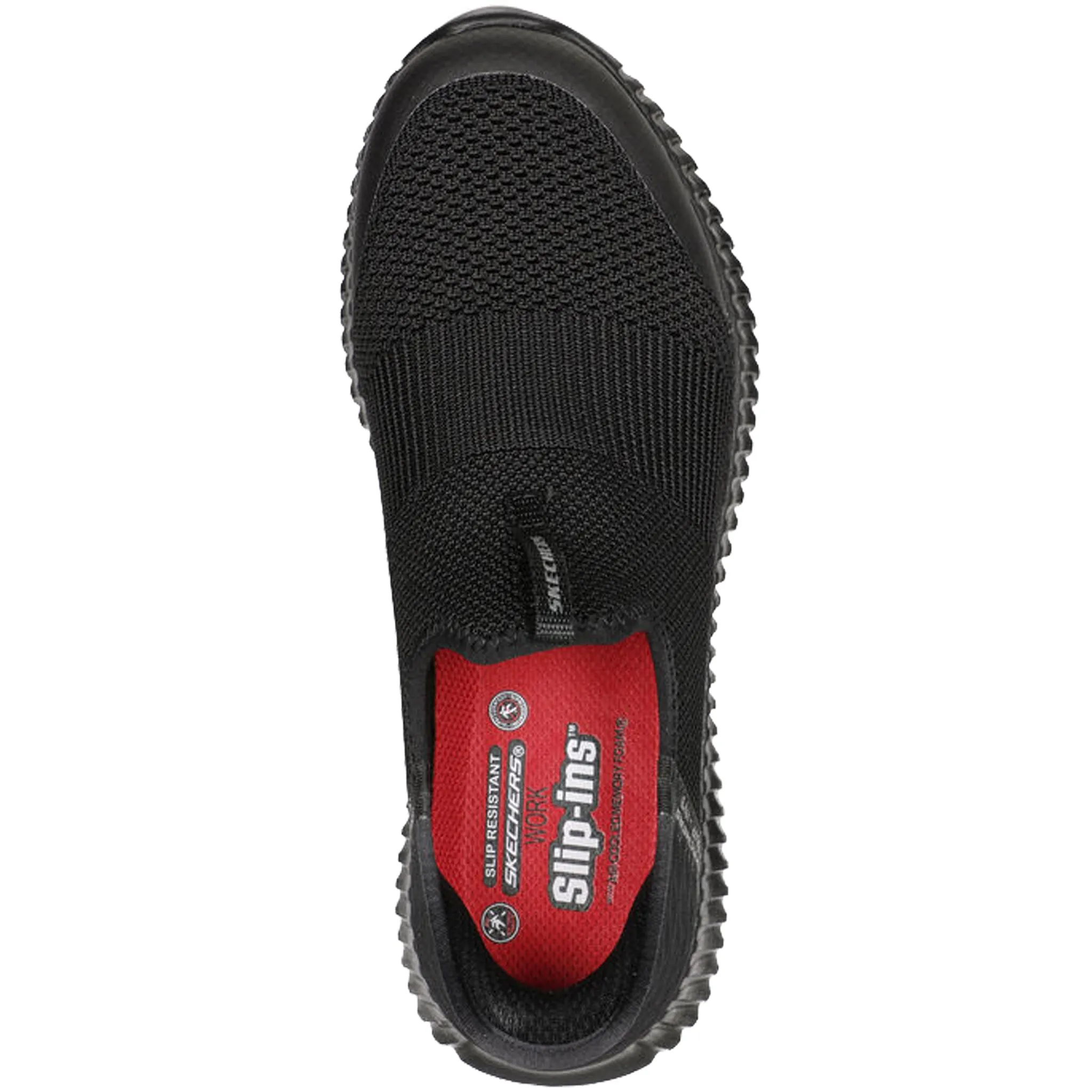 Skechers Women's 108127 Cessnock Gwynedd Slip-ins Black Work Shoes